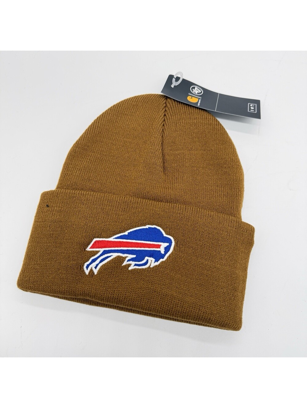 Carhartt x ’47 Buffalo Bills Cuffed Knit Beanie Brown NFL Streetwear Winter NWT